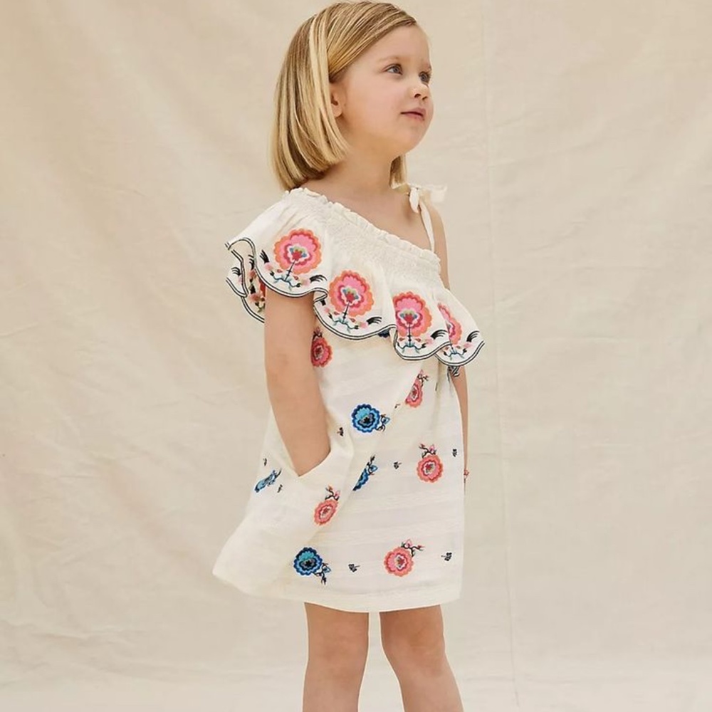 Anthropologie Plenty by Tracy Reese Embroidered Kids Dress - Picture 8 of 10